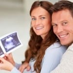 couple with sonogram