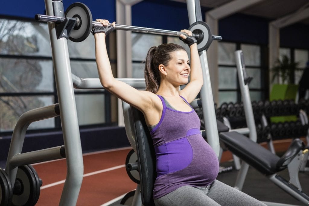pregnant weightlifting