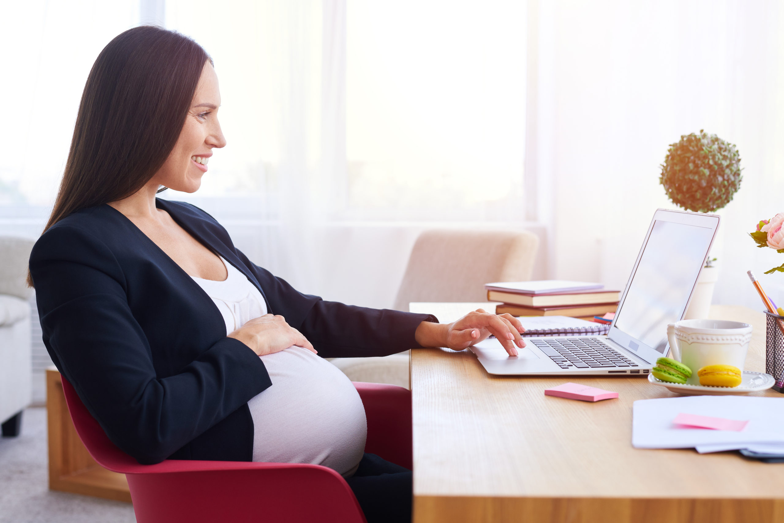 how to focus on school work while pregnant