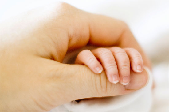 baby's first manicure