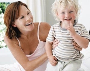Mom and son