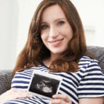 expectant mom and ultrasound