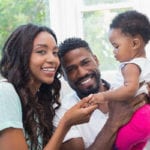 new parents with baby