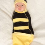 cute, easy, and safe baby swaddle
