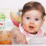 baby eating solids