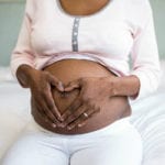pregnant woman's belly