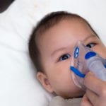 baby with flu
